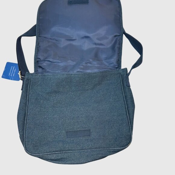 Disney Eeyore Denim Shoulder Bag With Floral Appliques - Picture 5 of 8